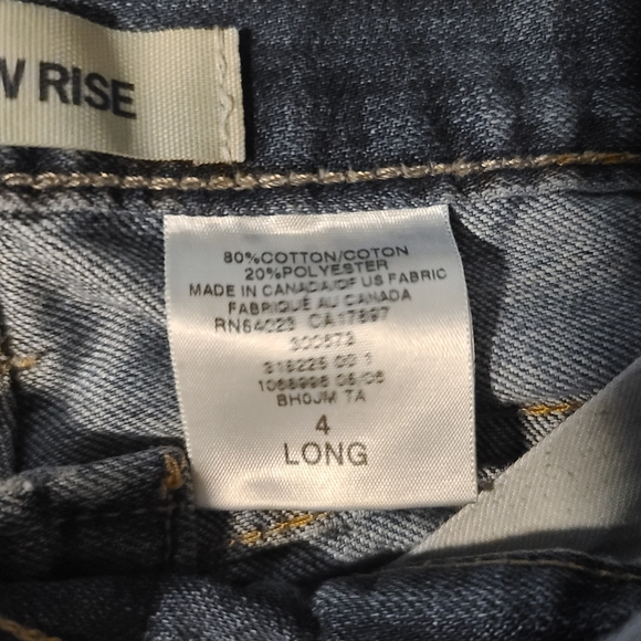 GAP Ultra Low Rise Bootcut Jeans Size 4 Long - Picture 8 of 9